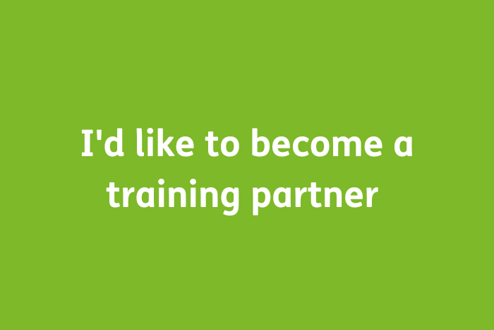 I'd like to become a training partner