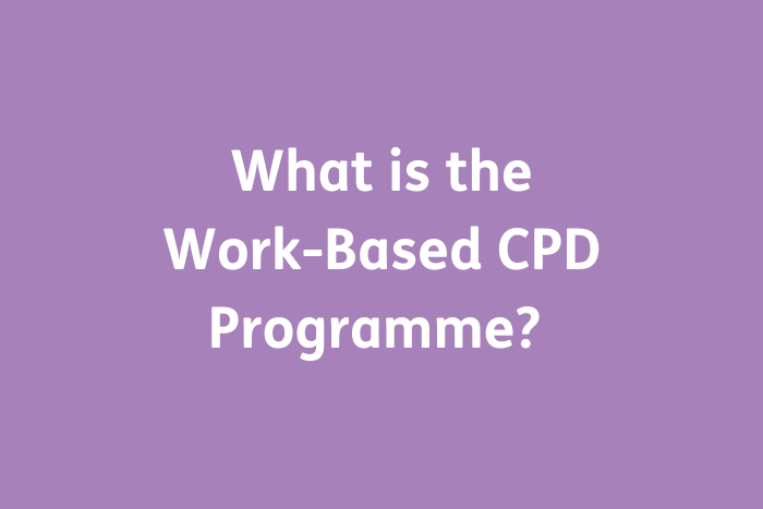 What is the Work-Based CPD Programme? 
