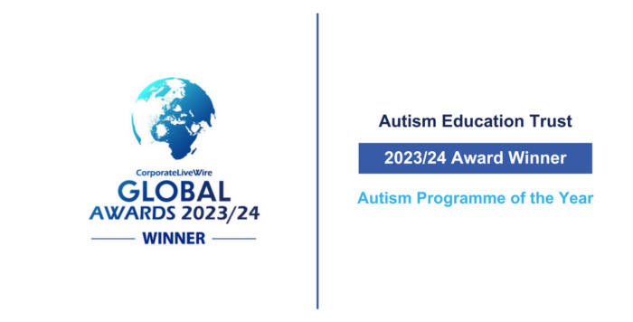 Global Awards Winner 2023-2024 Autism Education Trust - Autism Programme of the Year