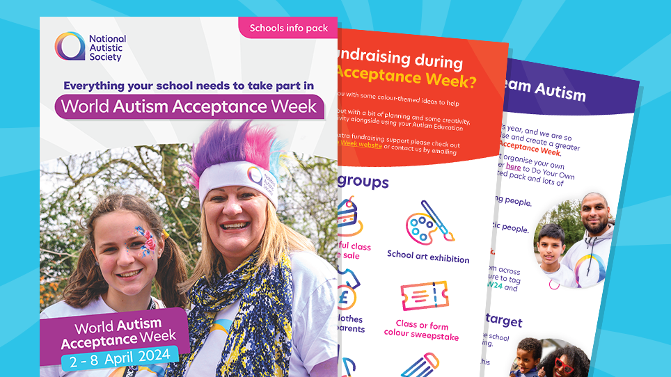 The National Autistic Society Fundraising Pack Thumbnail: Everything your schools needs to take part in World Autism Acceptance Week.