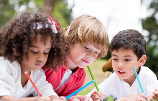Children colouring
